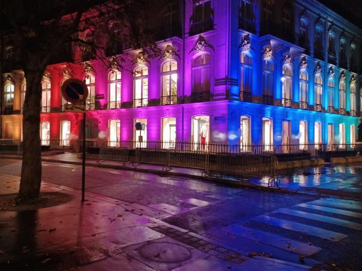 Éclairage de la façade Paris