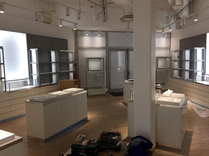 Création magasin en centre commercial