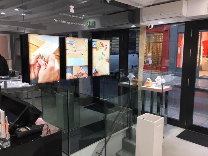 Aménagement petite bijouterie à Paris